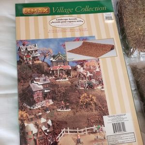 Lemax Village Moss Hobby  Crafts landscape